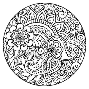 手绘矢量插图.照片