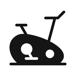 运动自行车标志图标矢量插图的个人和商业用途。