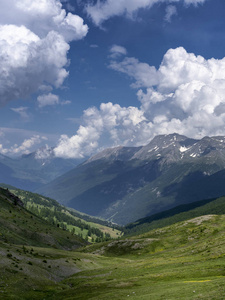 Assietta and Colle delle Finestre, Turin, Piedmont, italy, at su