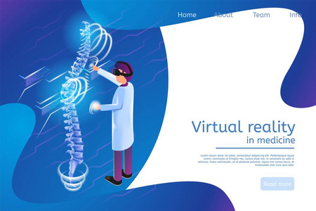 医学中的等向横幅虚拟现实3