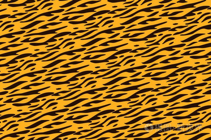 漂亮的动物皮肤图案向量插图