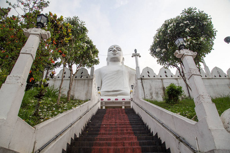 斯里兰卡康提的 bahirawakanda vihara 佛像