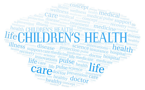 s Health word cloud. Wordcloud made with text only.