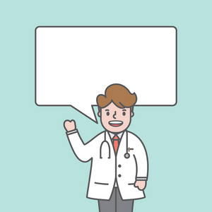  text box speech illustration vector on green background. Medica