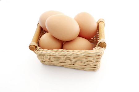 柳条篮鸡蛋图片