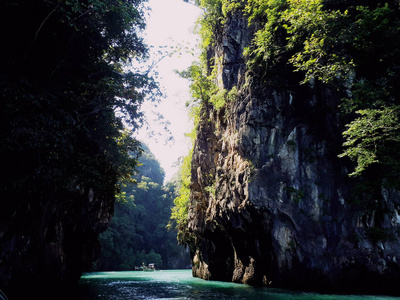 在泰国旅行。 美丽的海洋景观