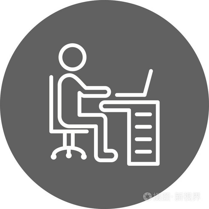 工作空间矢量图标符号图标矢量插图个人和商业用途.