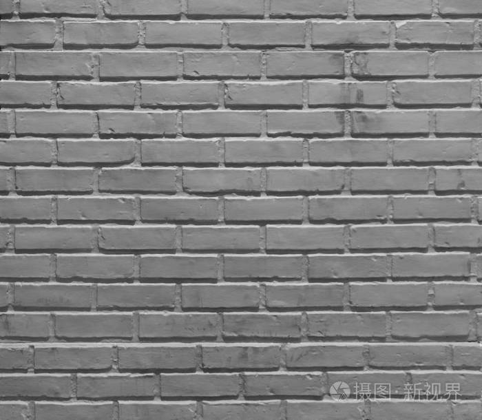 灰色砖墙图案表面纹理. 为设计装饰背景而封闭室内材料
