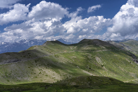 Assietta and Colle delle Finestre, Turin, Piedmont, italy, at su