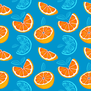 柚子无缝图案。 素描葡萄柚。 柑橘类水果背景。 菜单贺卡包装纸化妆品包装海报等元素