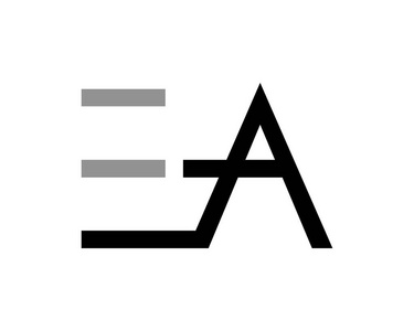 EA标志初始字母设计模板
