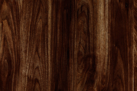黑褐色胡桃木木材表面结构纹理背景照片