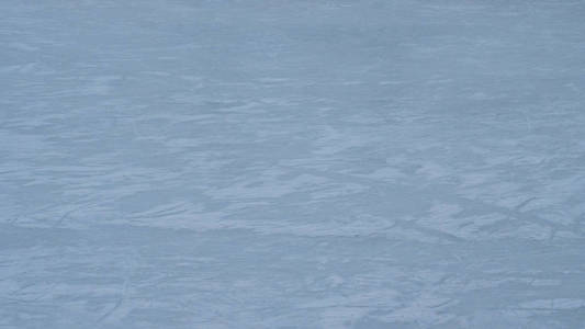 冰背景，有滑冰和曲棍球的痕迹