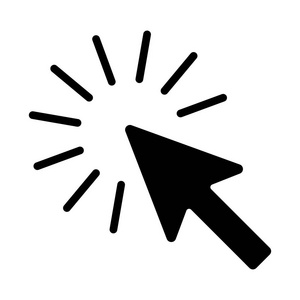 计算机鼠标光标的符号照片