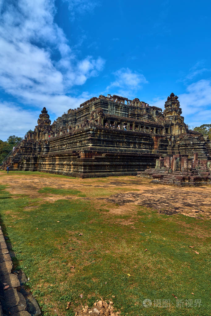 吴哥窟遗址巴浦翁寺是暹粒吴哥窟考古公园的热门旅游景点