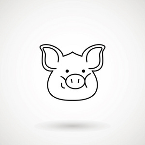 猪头特殊符号图案图片