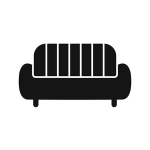 沙发矢量图标标志图标矢量插图个人和商业使用。
