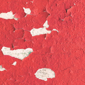 旧粗糙混凝土表面浅彩色粉红色剥落油漆
