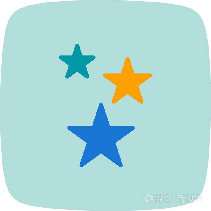 明星矢量图标标志图标矢量插图个人和商业使用。