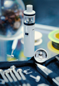  upgrade parts in close up.Buy popualr ecig vaper device.Electro