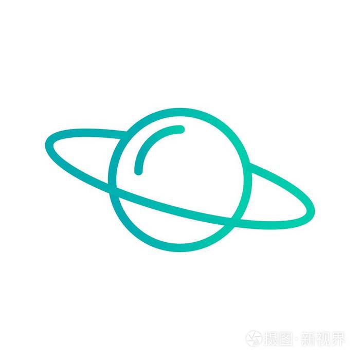 土星矢量图标标志图标矢量插图个人和商业用途