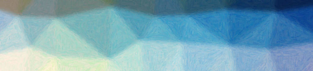 抽象蓝绿色和紫色Impasto横幅背景插图