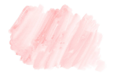 软粉红色手绘水彩形状背景为您的设计