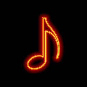 发光音符图片