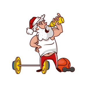 健身房圣诞节图片