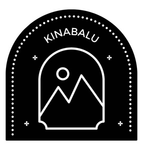 Kinalbalu标签状态标志图标