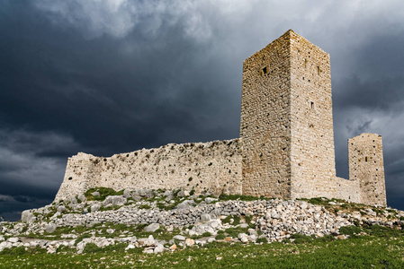 希腊佩罗奔尼撒阿吉奥诺里历史城堡