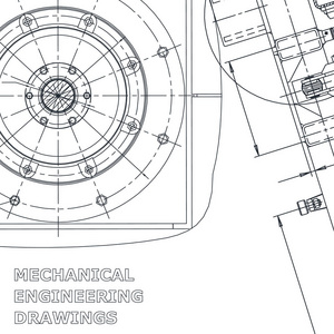 蓝图草图。 矢量工程插图。 封面传单横幅背景。 仪器。 机械的。 法人身份