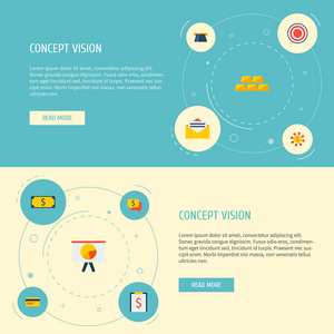 集金融图标，平面样式符号与银行卡，钱源，图表等图标，为您的web移动APPlogo设计..