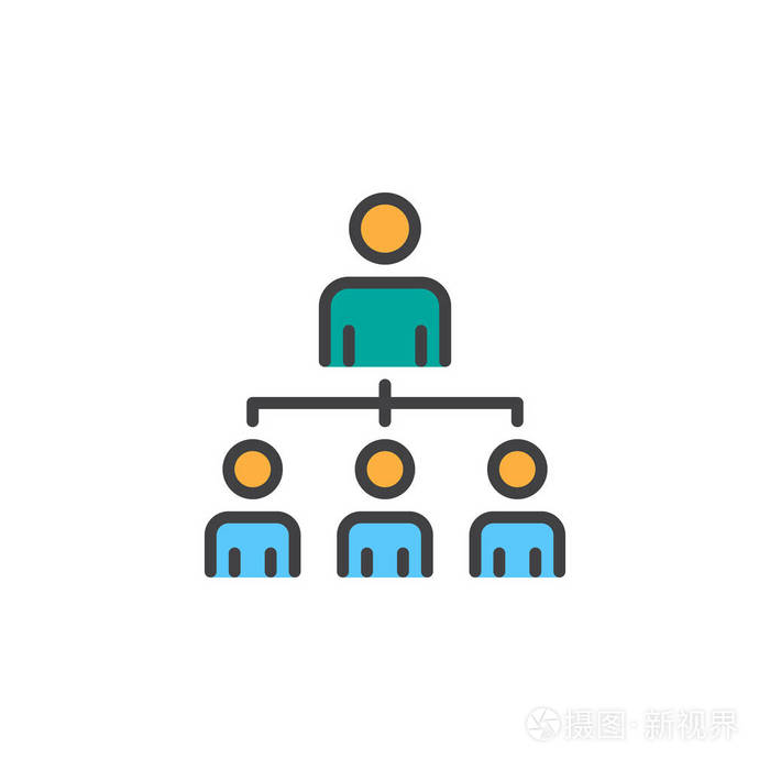 下载小样发票合同问题/举报s leadership symbol, people line icon