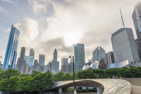 芝加哥美国美丽的建筑景观