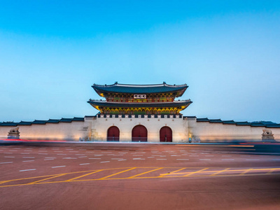 韩国首尔市京博京宫标志性建筑图片