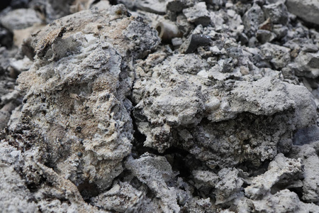 钢铁仓库电炉渣铁放置仓库管理.照片