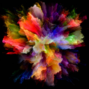 爆炸的吸引力色彩情感系列.