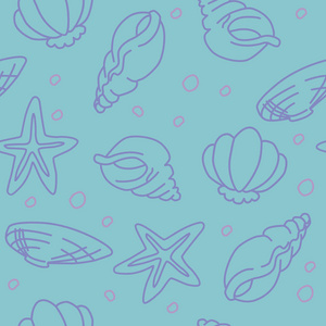 贝壳和 starfishes 的无缝模式