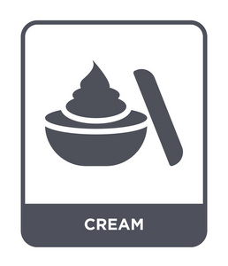 奶油图标矢量照片