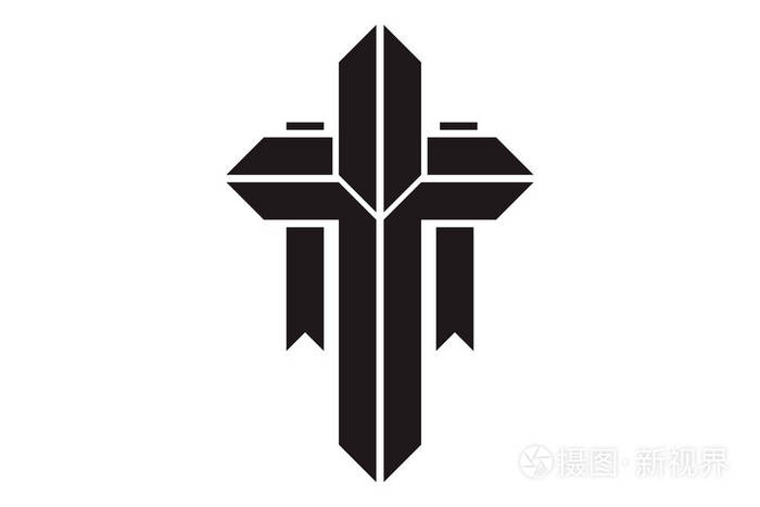 圣彼得十字架符号图片