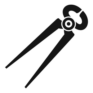 钳子图标, 简单的样式照片