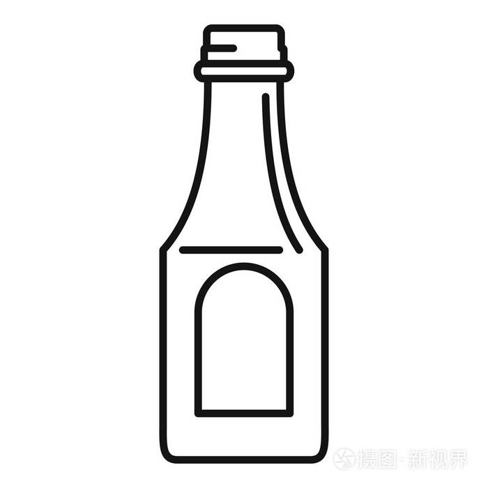 酱油瓶简笔画 卡通图片