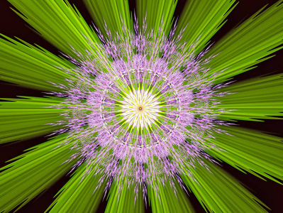 计算机生成的艺术. 抽象图形设计. 魔法能量五彩分形. 三维渲染.照片