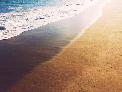 沙滩沙滩旅游海景度假及暑假概念优雅视觉