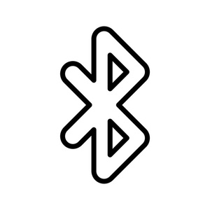 整洁图标蓝牙矢量图标整洁的外观.照片