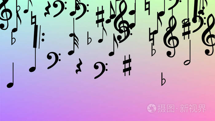许多随机下降笔记, 低音和, 高音克莱夫.