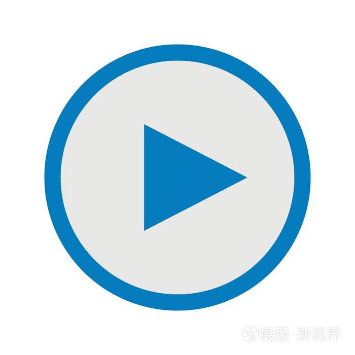 播放矢量图标标志图标矢量插图的个人和商业用途.
