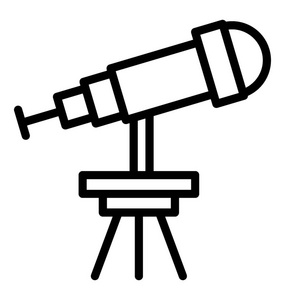 光学仪器望远镜图标