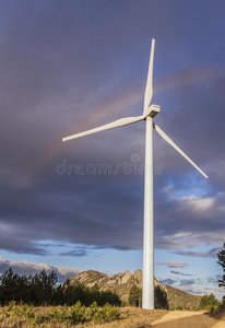 风力涡轮机和彩虹2